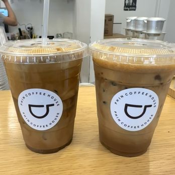 Phin Coffee House - CA PHE PHIN and BOSTON CREAM LATTE - Vietnamese Near Me - Boston, Massachusetts