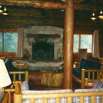 Jenny Lake Lodge - Lodge fireplace - Resorts Near Me - Moose, Wyoming
