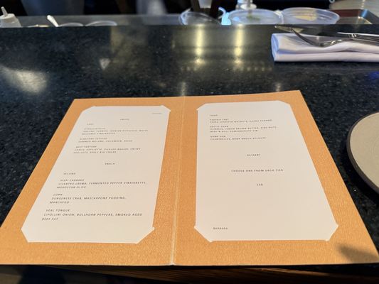 Menu photo 1 Barbara Vancouver, BC