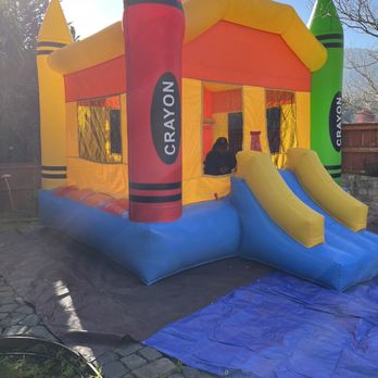 Daly City Bounce - (The blue tarp is ours) - Bounce House Rentals Near Me