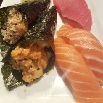 SUSHI KOI - Hand rolls and salmon nigiri - Sushi Bars Near Me - St Louis, Missouri
