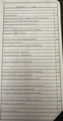 Menu photo 7 La Brigada Buenos Aires, C