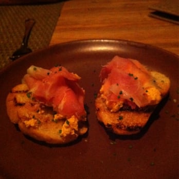 Husk - Pimento crustini at Husk - American Near Me - Charleston, South Carolina