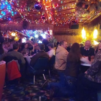 Sip 'n Dip Lounge - Festive on a night after the annual lighting of the Christmas tree in town. - Lounges Near Me - Great Falls, Montana