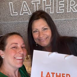 Krista & Cheri having a besties day at Lather