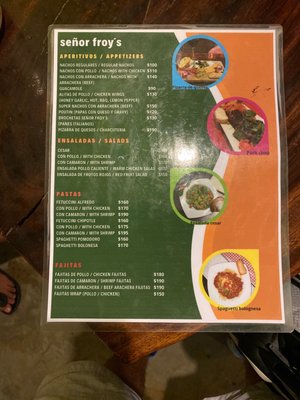 Menu photo 2 señor froy’s Barra de Navidad, JAL Menu photo 2 señor froy’s Barra de Navidad, JAL