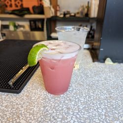 COMO's Restaurant - Pomegranate Margarita