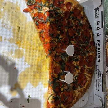 Andolini's Pizzeria Cherry Street - 20" Triple Pepperoni Jamfest cup and char pepperoni, hot honey, deli pepperoni, pepperoni jam, julienned basil - Pizza Near Me - Tulsa, Oklahoma Andolini's Pizzeria Cherry Street - 20" Triple Pepperoni Jamfest cup and char pepperoni, hot honey, deli pepperoni, pepperoni jam, julienned basil - Pizza Near Me - Tulsa, Oklahoma