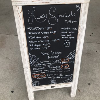 Sushiya - Specials 10/13/22 - Sushi Bars Near Me - San Marcos, California