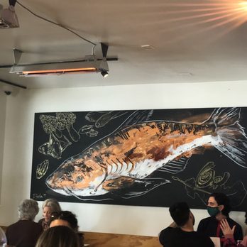 Ba Sa - another Dozfy mural greets you inside - Vietnamese Near Me - Bainbridge Island, Washington