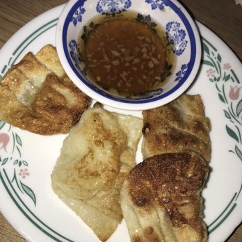 Pho Hanoi - Pan-fried chicken dumplings with sesame sauce - Vietnamese Near Me - Gainesville, Florida