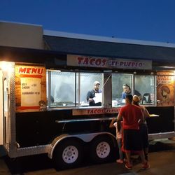 Tacos El Pueblo - Amazing tacos suggest fully loaded beef tacos with lime and Verde sauce very fresh not too spicy just enough Heat very refreshing