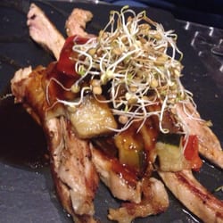 By Jarita - Secreto ibérico con verduras al wok
