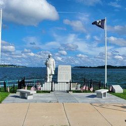 Castle Island Beach - Korean War memorial