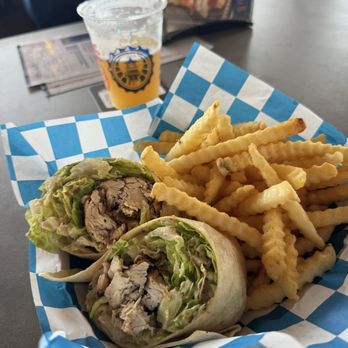 LightHaus Beer Garden - Chicken Caesar Wrap w/ Fries - Pizza Near Me - Tampa, Florida LightHaus Beer Garden - Chicken Caesar Wrap w/ Fries - Pizza Near Me - Tampa, Florida