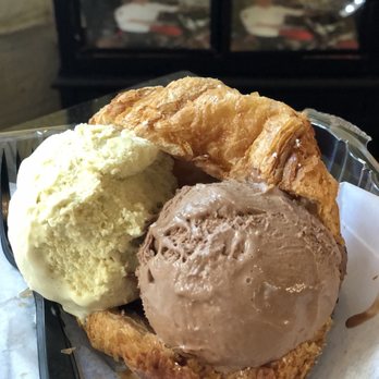 All Chocolate Kitchen - Gelato Stuffed Croissant - Desserts Near Me - Geneva, Illinois