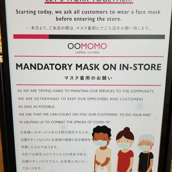 Oomomo - Pandemic rules - Discount Store Near Me - Toronto, Ontario