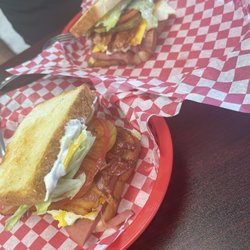 TJ's - Olivers Fried Bologna Sandwich creation x2.