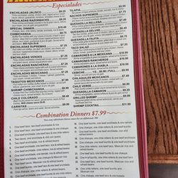 Mexico Lindo Restaurant - Great dinner selections.