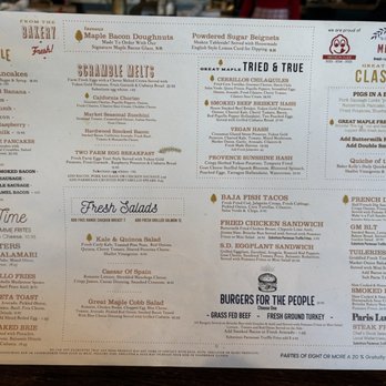 Great Maple San Diego - Breakfast & Brunch Near Me - San Diego, California