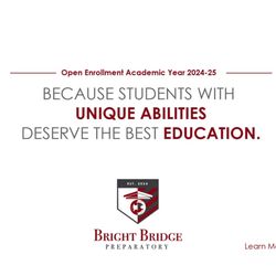 Bright Bridge Preparatory - Eevery child with unique abilities deserves more than just an education--they deserve a place where they can thrive, grow, and shine.