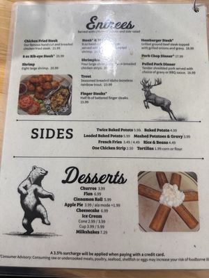 Menu photo 5 Trails Inn Restaurant Ashton, ID Menu photo 5 Trails Inn Restaurant Ashton, ID