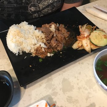 Rollz - Spicy something rice plate - Vietnamese Near Me - Taylorsville, Utah
