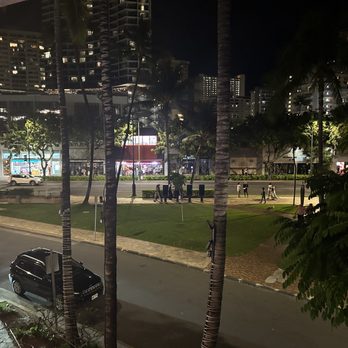 Hard Rock Cafe - View from the patio dining area - Burgers Near Me - Honolulu, Hawaii Hard Rock Cafe - View from the patio dining area - Burgers Near Me - Honolulu, Hawaii