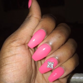 Devana Nail Bar - Coffin-shaped. They were longer but I did have them filed down a tad. Love this color! - Nail Salons Near Me - Los Angeles, California Devana Nail Bar - Coffin-shaped. They were longer but I did have them filed down a tad. Love this color! - Nail Salons Near Me - Los Angeles, California