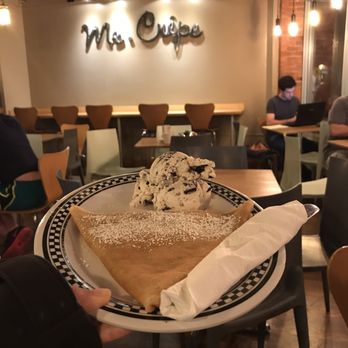 Mr Crêpe - Nutella crepe + Oreo ice cream - Creperies Near Me - Somerville, Massachusetts Mr Crêpe - Nutella crepe + Oreo ice cream - Creperies Near Me - Somerville, Massachusetts