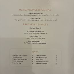 Breakfast menu part 2