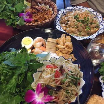LaoTable - Thom mak hoong. Shredded papaya salad with fermented fish sauce and the whole spread. Vietnamese ham, prawns, fried pork skin. - Laotian Near Me - San Francisco, California LaoTable - Thom mak hoong. Shredded papaya salad with fermented fish sauce and the whole spread. Vietnamese ham, prawns, fried pork skin. - Laotian Near Me - San Francisco, California