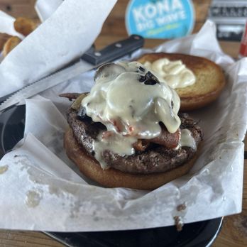 Ruby's Roadside Grill - Mushroom Swiss burger - Burgers Near Me - Seaside, Oregon Ruby's Roadside Grill - Mushroom Swiss burger - Burgers Near Me - Seaside, Oregon