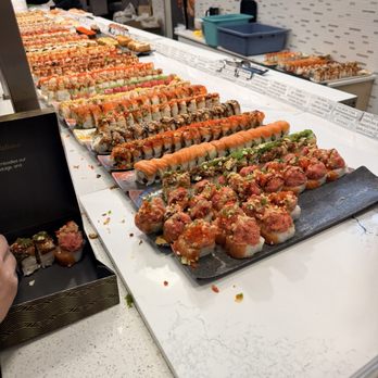 FOB Sushi Bar - Sushi spread near front - Sushi Bars Near Me - Seattle, Washington