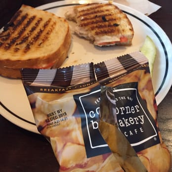Corner Bakery Cafe - a bag of chips and a grilled cheese sandwich - Cafes Near Me - Ogden, Utah
