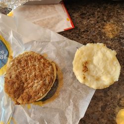 McDonald's - The 2 sandwiches received.