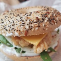 KFC - Breakfast bagel ...
