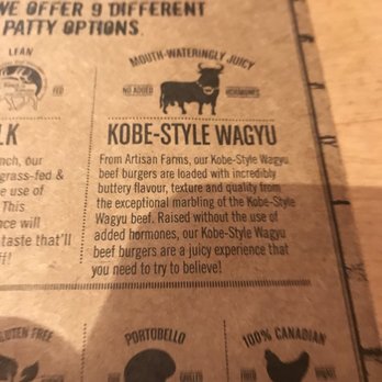 The Works - menu- wagyu beef - Burgers Near Me - Niagara Falls, Ontario
