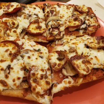 Amina Pizzeria - Pepperoni and mushroom French bread pizza - Pizza Near Me - Honolulu, Hawaii Amina Pizzeria - Pepperoni and mushroom French bread pizza - Pizza Near Me - Honolulu, Hawaii
