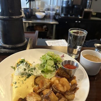 Littlebird - French Omelet topped with Boursin & Herbs - New American Near Me - Grand Rapids, Michigan Littlebird - French Omelet topped with Boursin & Herbs - New American Near Me - Grand Rapids, Michigan