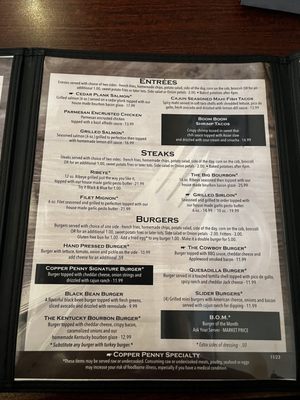 Menu photo 5 Copper Penny Grill - Forest City Forest City, NC Menu photo 5 Copper Penny Grill - Forest City Forest City, NC