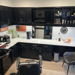 King's Den Hairstyling - One of our barber suites