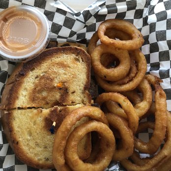 The Chef's Hut - Patty Melt w/ Beer-Battered Onion Rings - Breakfast & Brunch Near Me - Boise, Idaho