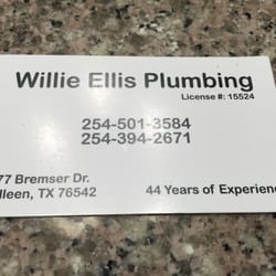 Willie Ellis Plumbing
