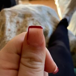 YN Nail Spa - Bubbles that turned black?