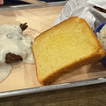 BlueBonnet BBQ - Chicken Fried Steak 1/2 order - Barbeque Near Me - Waxahachie, Texas