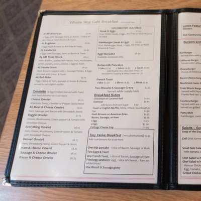 Menu photo 1 Whistle Stop Café Hinckley, MN Menu photo 1 Whistle Stop Café Hinckley, MN