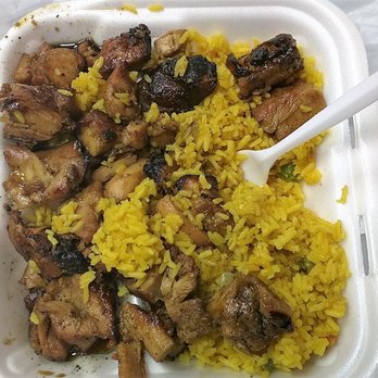 Jade Express - Bourbon chicken and rice. - Japanese Near Me - Goldsboro, North Carolina