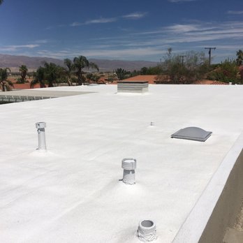 Vision Roof Services - New foam roof by Vision Roofing - Roofing Near Me - Palm Desert, California Vision Roof Services - New foam roof by Vision Roofing - Roofing Near Me - Palm Desert, California