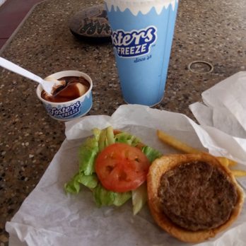 Fosters Freeze - A nasty burger soggy fries and a squirt of a Sunday not something you'd want to eat - Burgers Near Me - Ceres, California Fosters Freeze - A nasty burger soggy fries and a squirt of a Sunday not something you'd want to eat - Burgers Near Me - Ceres, California